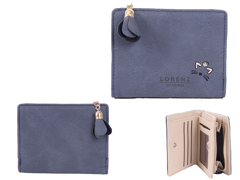 7140 DARK BLUE Sml PU Perse with Cat Features - Click Image to Close